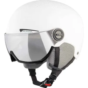 Casca schi Alpina ARBER VISOR Q LITE white mat 54-58