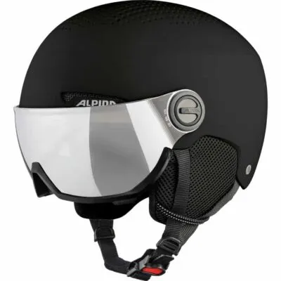 Casca schi Alpina ARBER VISOR Q LITE black mat 54-58