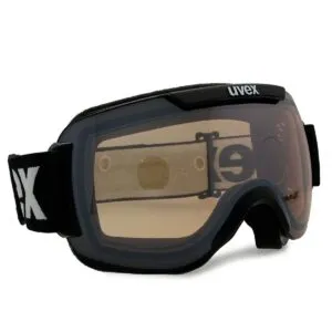 Ochelari schi UVEX downhill 2000 V black/mirror silver variomatic clear