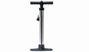 Pompa atelier Bikeforce silver aluminiu 80 PSI otel SV/FV/DV