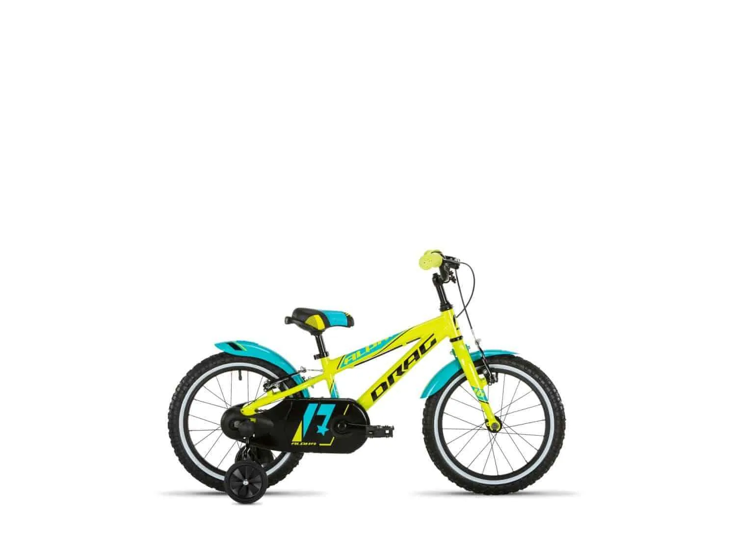 Bicicleta Drag Alpha SS 16 albastru neon verde 18-19