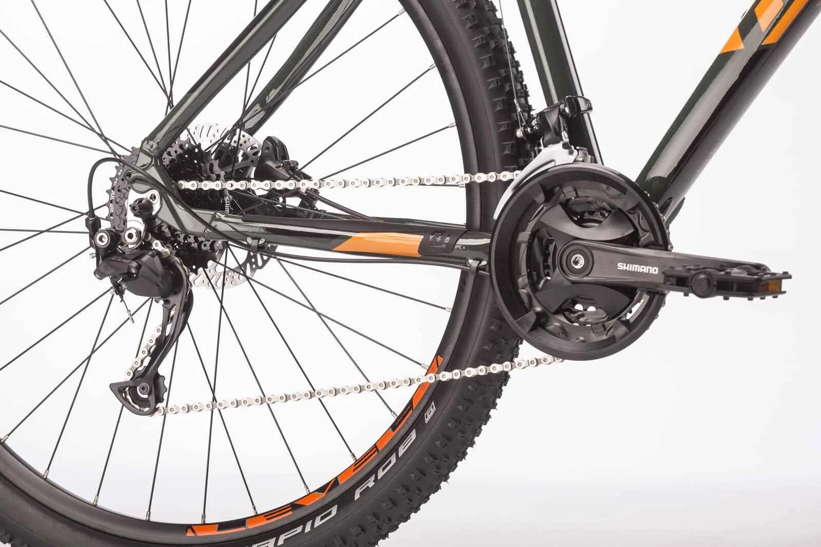 Bicicleta Drag Hardy 9.0 29 L verde orange 21 AC-39 L-19 - imagine 3