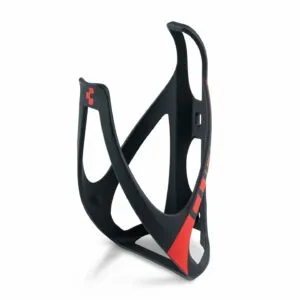 Suport bidon Cube HPP mat black'n'red
