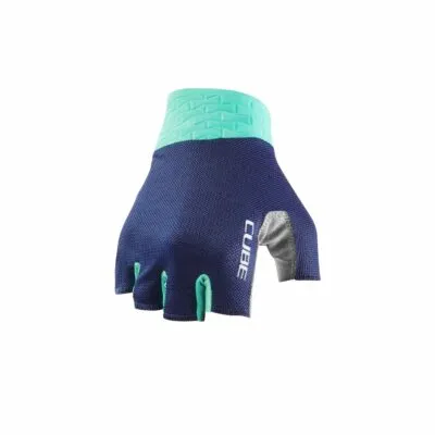 Manusi Cube Performance fara degete blue'n 'mint XS