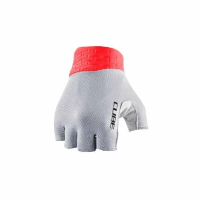 Manusi Cube Performance fara degete grey'n'red XS