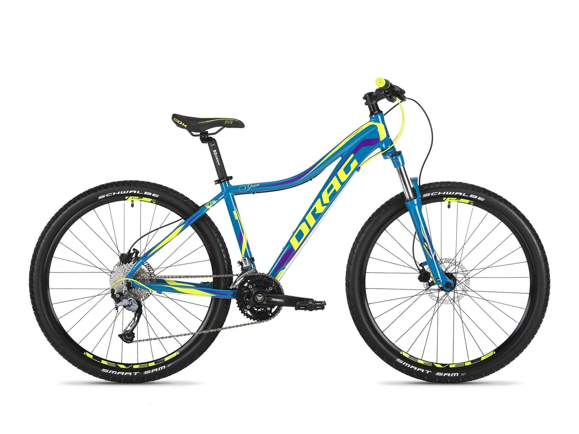 Bicicleta Drag Grace 27.5 S blue neon