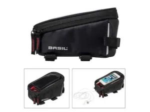 Geanta cadru Basil Sport design black, water-repellent, 1 L