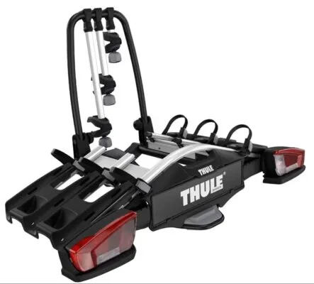 Thule VeloCompact 926 cu prindere pe carlig 3 biciclete 13 pin