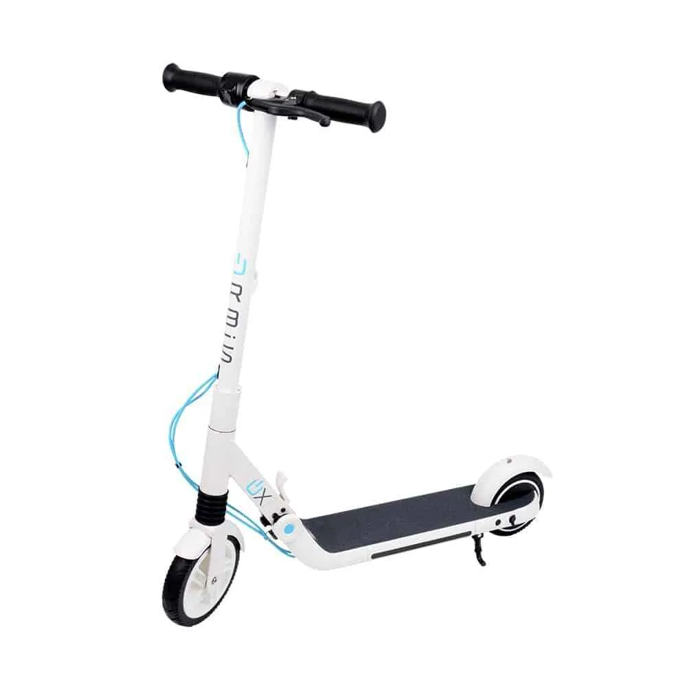 Trotineta electrica copii URBIS UX2 JUNIOR electric scooter alb albastru