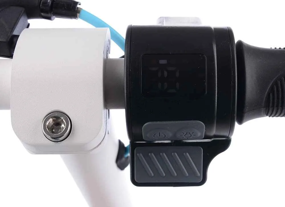 Trotineta electrica copii URBIS UX2 JUNIOR electric scooter alb albastru - imagine 3