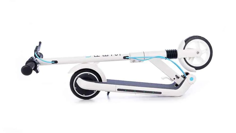 Trotineta electrica copii URBIS UX2 JUNIOR electric scooter alb albastru - imagine 4
