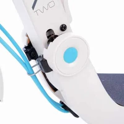 Trotineta electrica copii URBIS UX2 JUNIOR electric scooter alb albastru - imagine 5