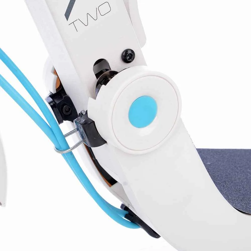 Trotineta electrica copii URBIS UX2 JUNIOR electric scooter alb albastru - imagine 5