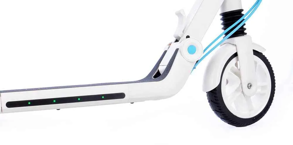 Trotineta electrica copii URBIS UX2 JUNIOR electric scooter alb albastru - imagine 7