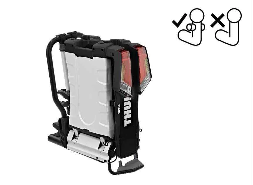 Thule EasyFold XT F 2 biciclete 13 pin aluminiu - imagine 2