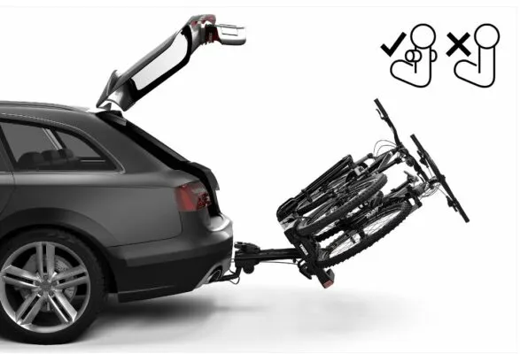 Thule EasyFold XT F 2 biciclete 13 pin aluminiu - imagine 3
