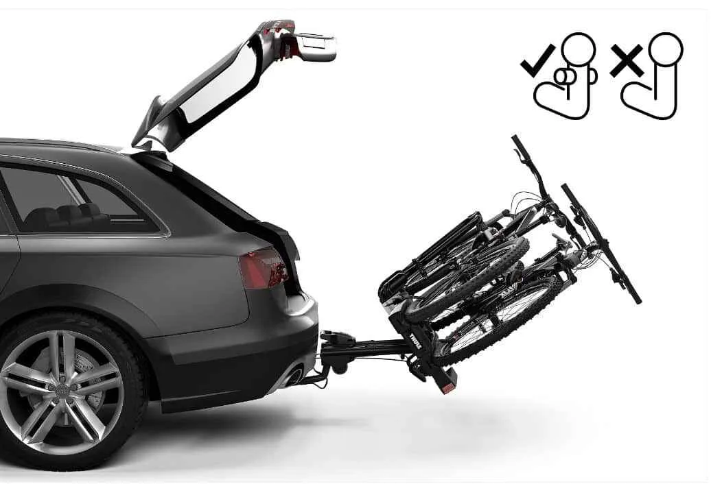 Thule EasyFold XT F 2 biciclete 13 pin aluminiu - imagine 3