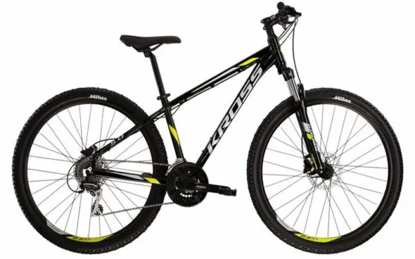 Kross Hexagon 5.0 27 S negru grafit lime mat