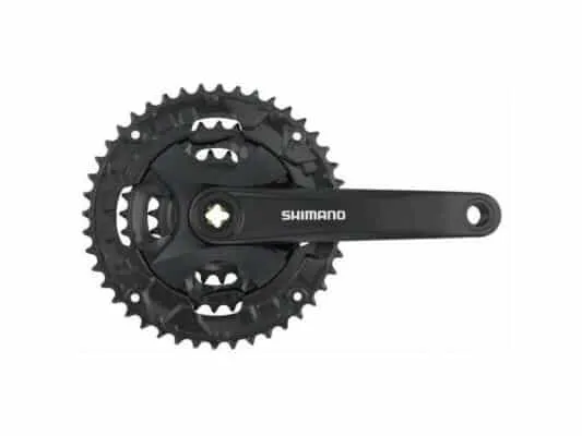 Angrenaj Shimano FC-MT101 9 viteze brat 170 mm 40x30x22T fara CG negru