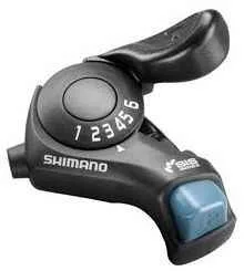 Maneta schimbator Shimano Tourney SL-TX30-6R dreapta cu cablu de 2050 mm 6 viteze