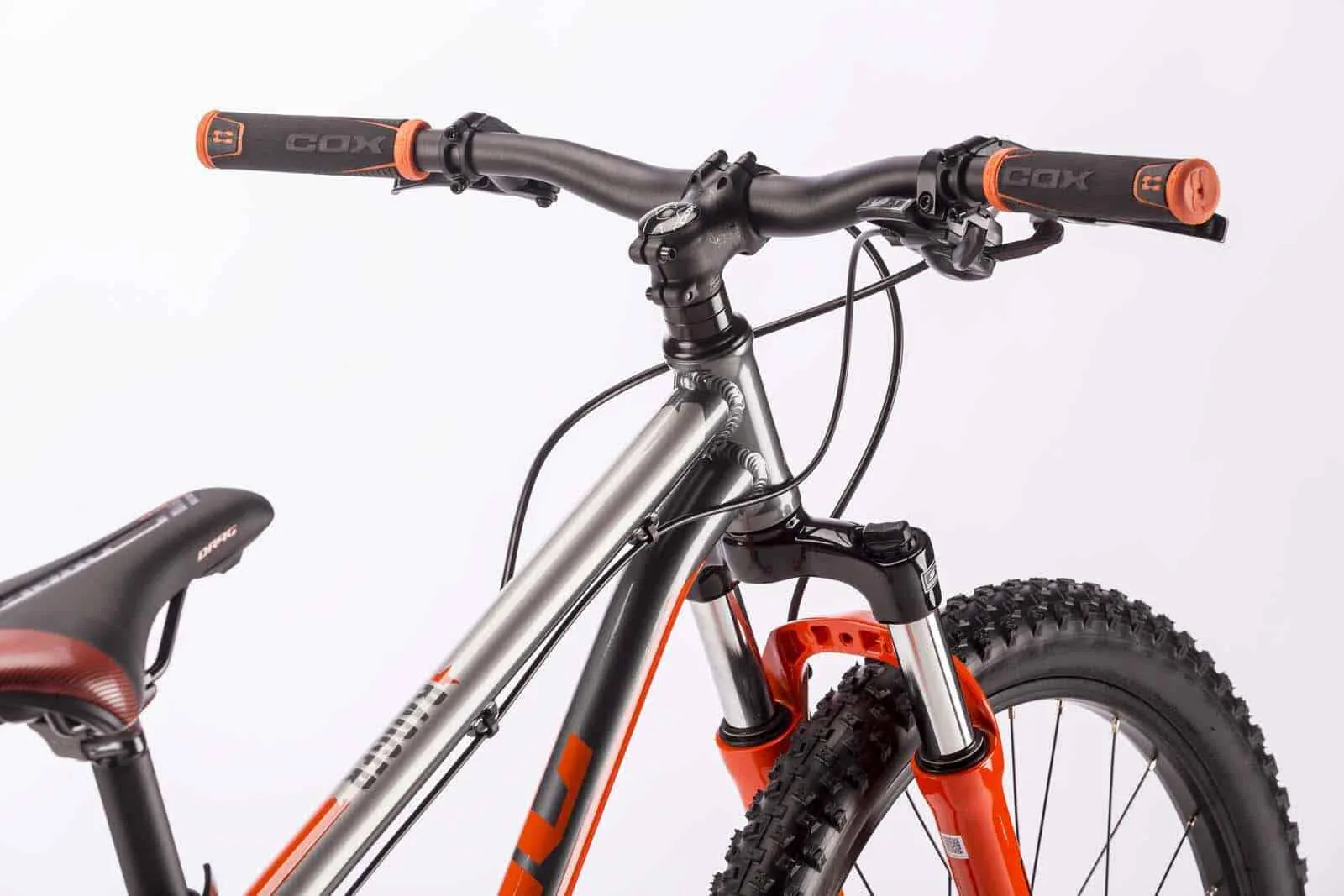 Bicicleta Drag Badger Fun 24 gri portocaliu - imagine 4