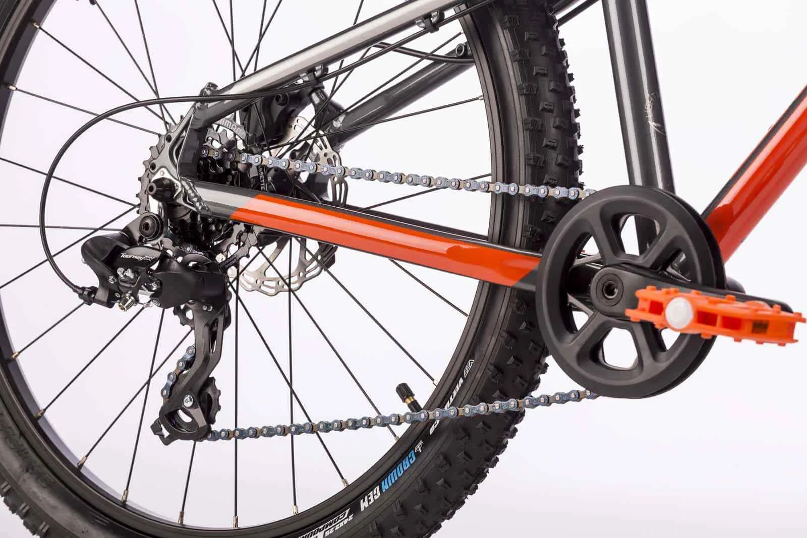 Bicicleta Drag Badger Fun 24 gri portocaliu - imagine 7