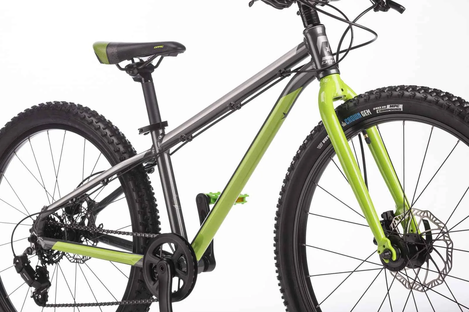Bicicleta Drag Badger Lite 20 cu Disc gri verde - imagine 5