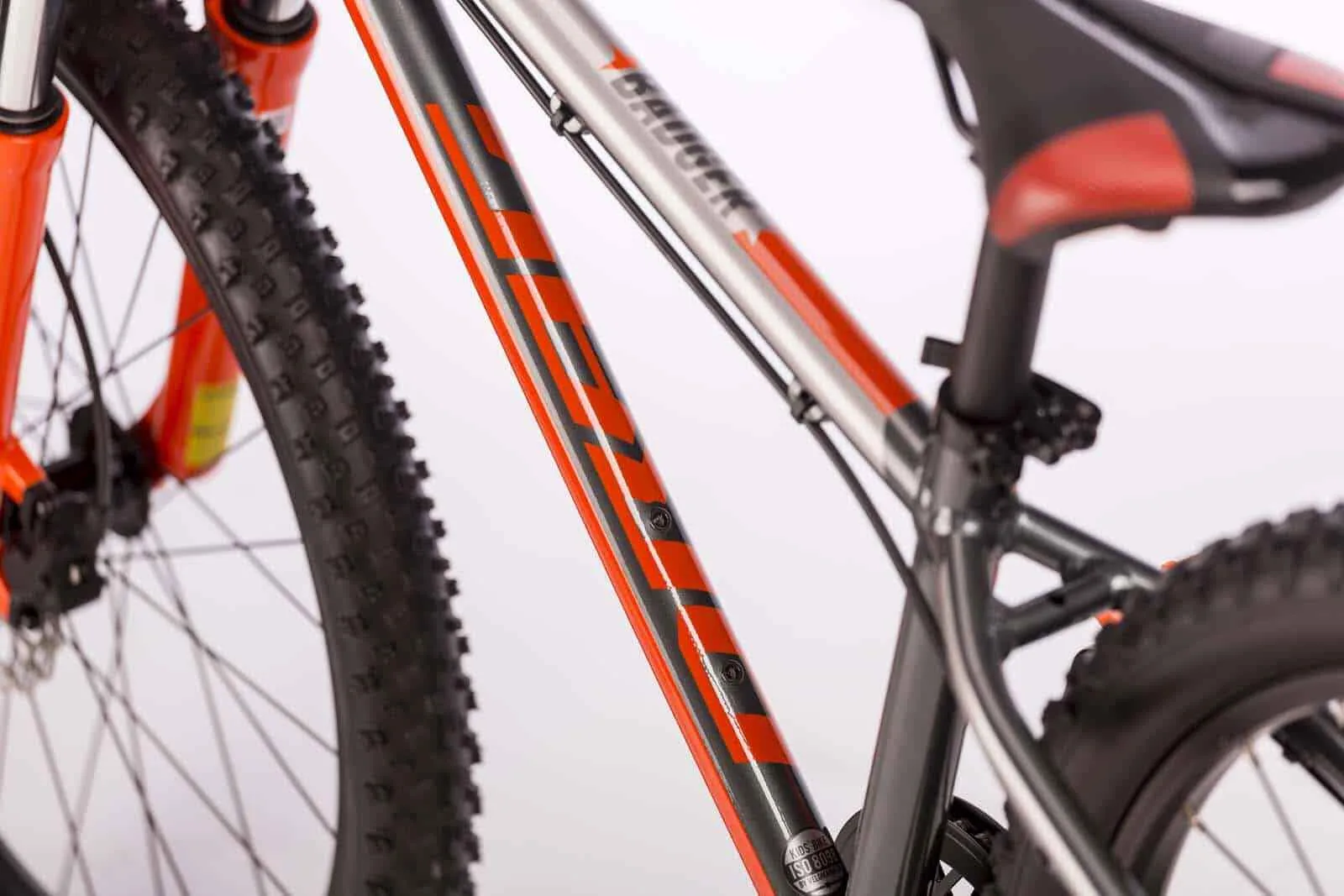 Bicicleta Drag Badger Fun 20 gri portocaliu - imagine 8