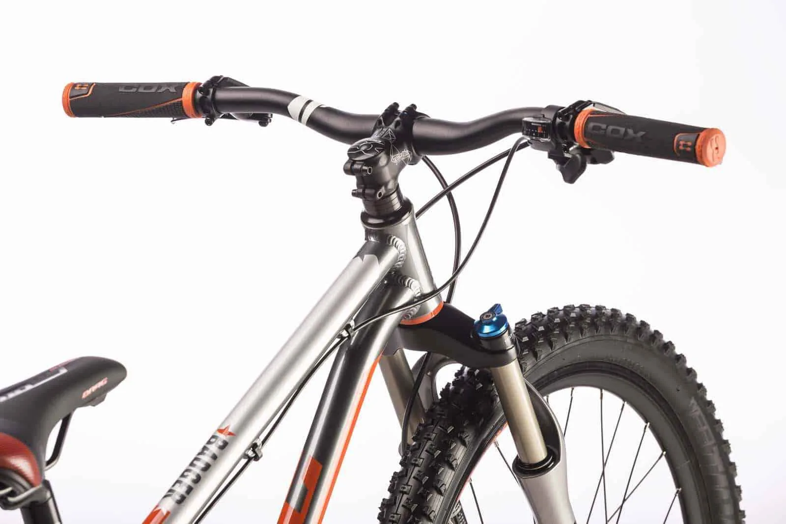 Bicicleta Drag Badger Race 20 gri portocaliu - imagine 5