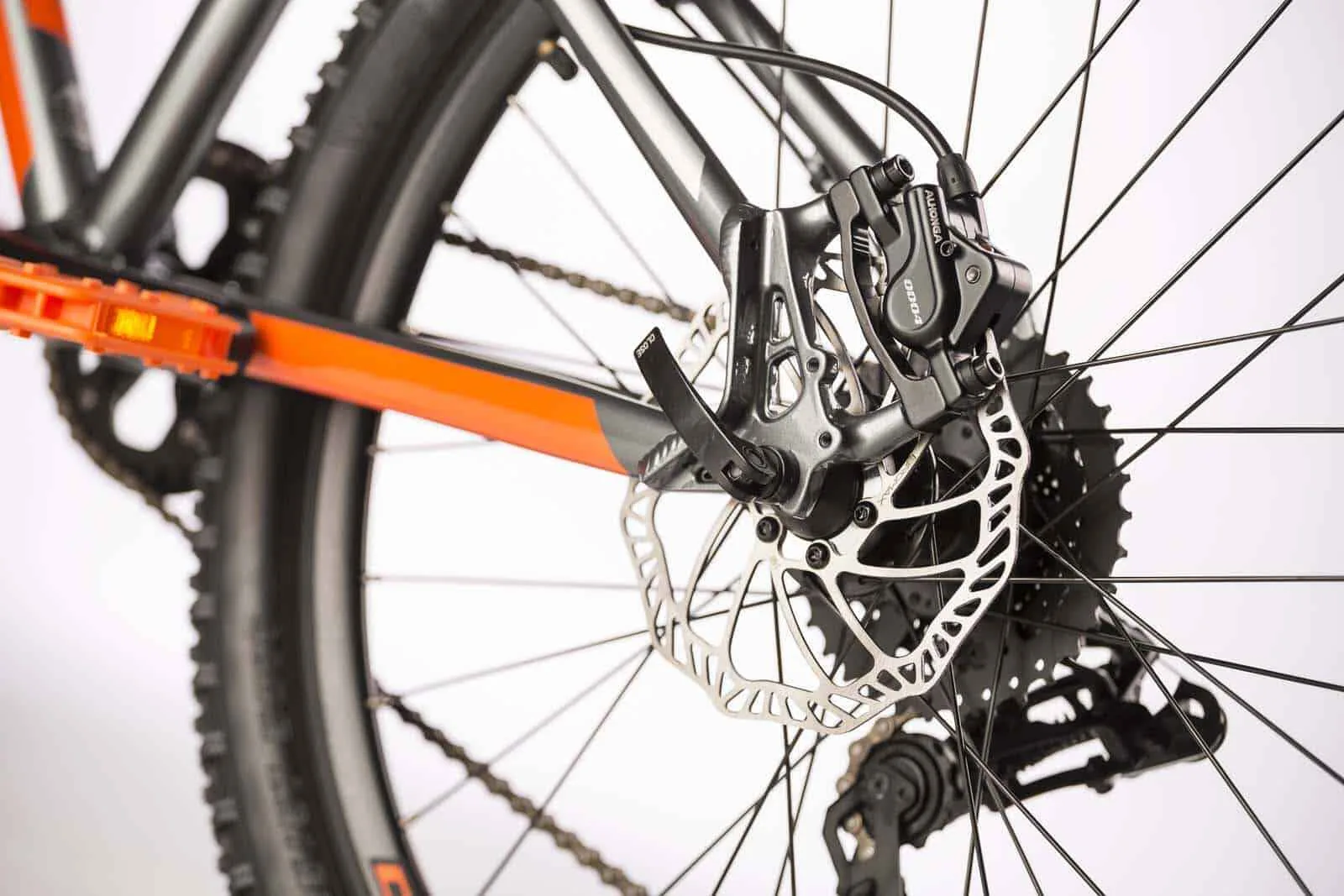 Bicicleta Drag Badger Race 20 gri portocaliu - imagine 8