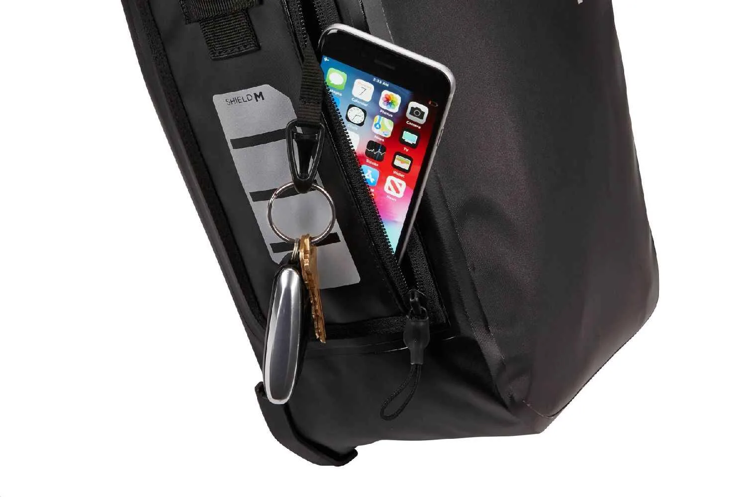 Genta pentu bicicleta Thule Shield Pannier 17L negru - imagine 4