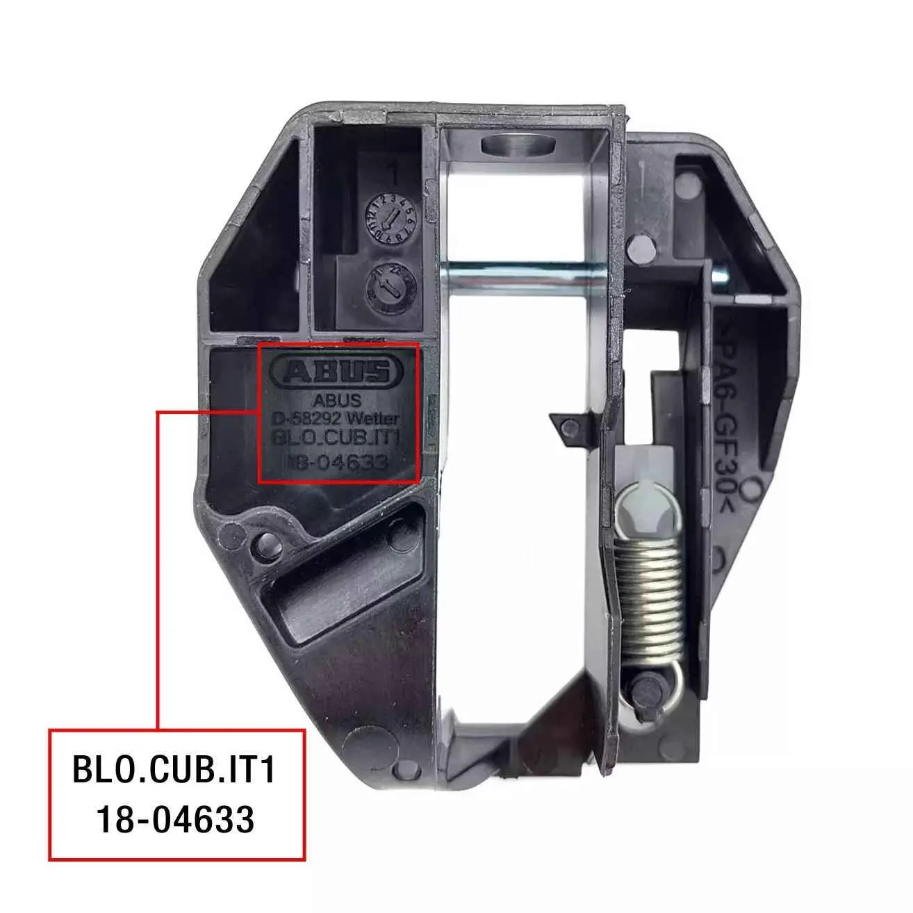 Suport Baterie ABUS Cube Battery Mount BLO CUB IT1 Bracket 18-04633 (86121) - imagine 3