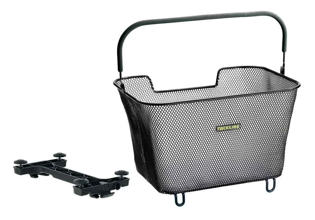 Cos Racktime Baskit large 2.0 43x31x29cm negru 23L Snapit 2.0