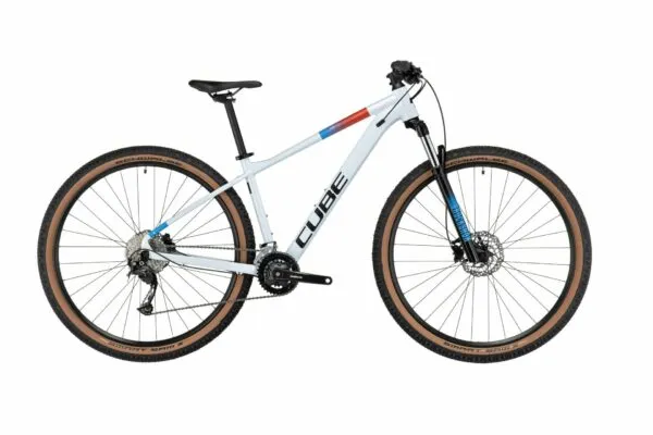 Bicicleta Cube AIM SLX white blue red 18 29 M