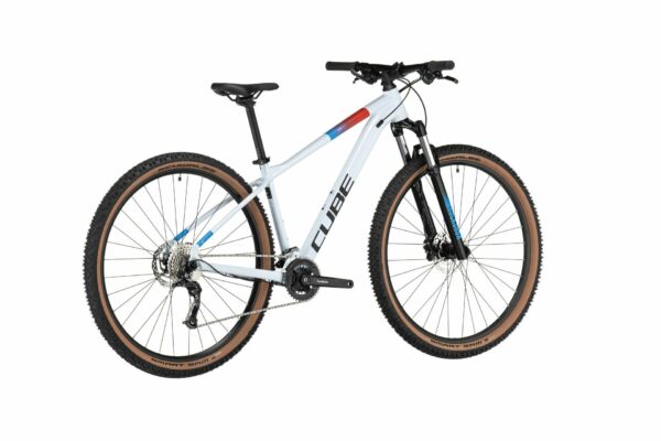 Bicicleta Cube AIM SLX white blue red 18 29 M - imagine 5