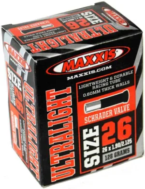 Camera 26X1.90/2.125 SV Maxxis Ultralight 0.6mm Schrader