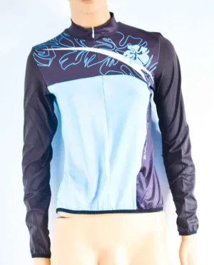 Tricou maneca lunga Flower albastru marime M Northwave