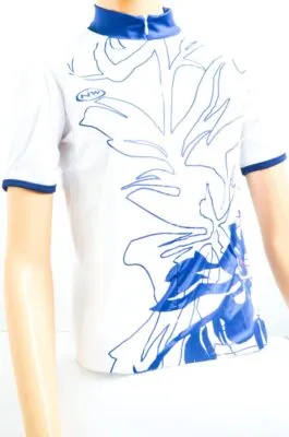 Tricou Elisir Lady maneca scurta alb/albastru navy marime L Northwa