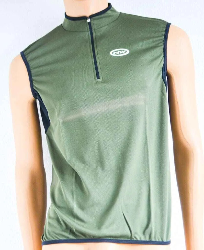 Tricou fara maneca Lancer verde safir marime L Northwave