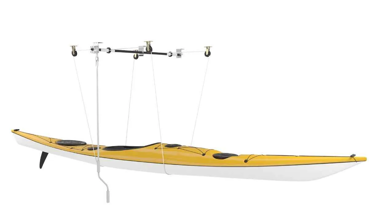 Dispozitiv depozitare cutie in garaj, Thule MultiLift 572 aluminiu - imagine 3