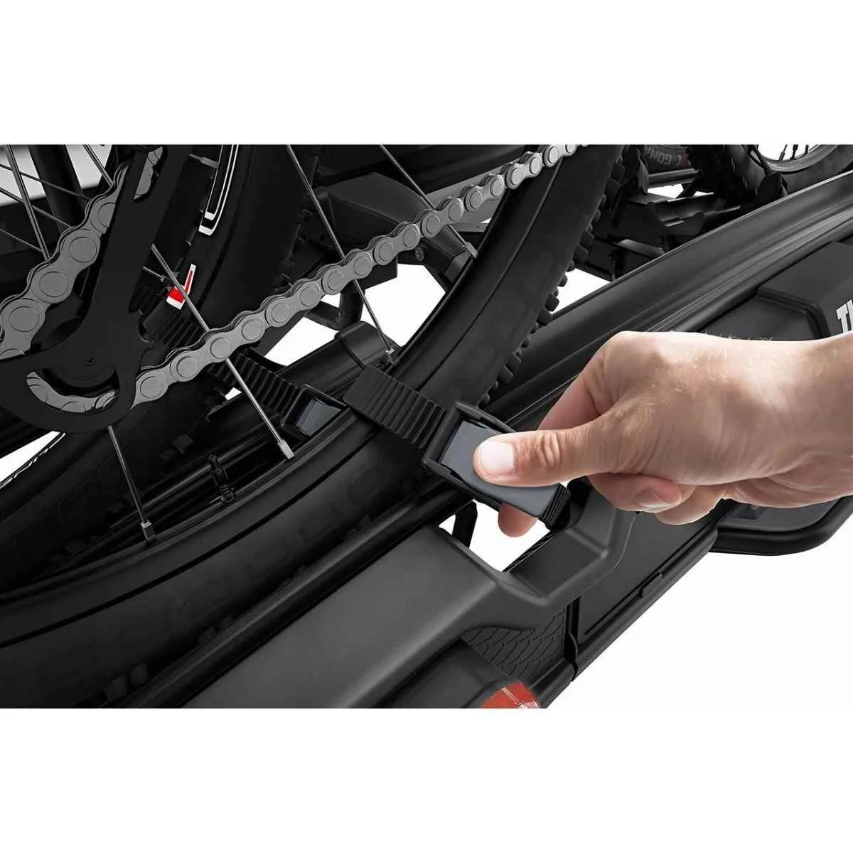 Thule VeloSpace XT 3 13 pin pentru 3 biciclete (extensibil cu al patrulea) negru - imagine 5