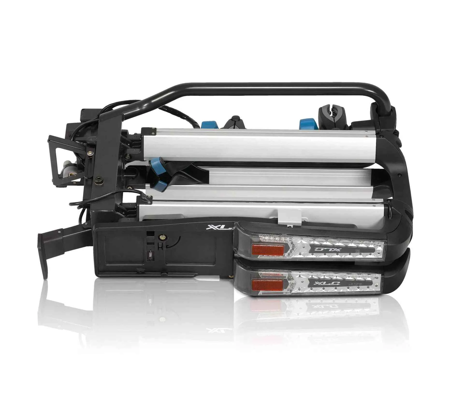 Suport biciclete XLC pe carlig Azura Xtra LED foldabil pentru 2 e-Bike, 13 pin - imagine 4