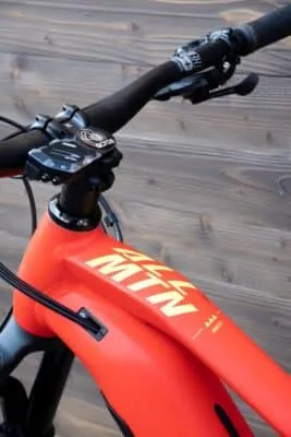 e-bike Haibike AllMtn 7 i720Wh 12-G GX Eagle 2023 matte red black neon S - imagine 15