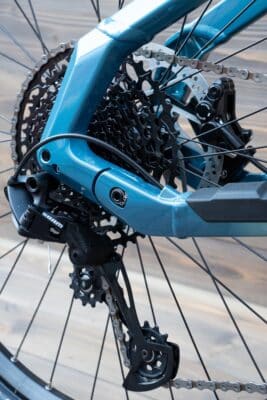 e-bike Haibike AllMtn 3 i625 12-G SX Eagle gloss metal honey cyan XL - imagine 10