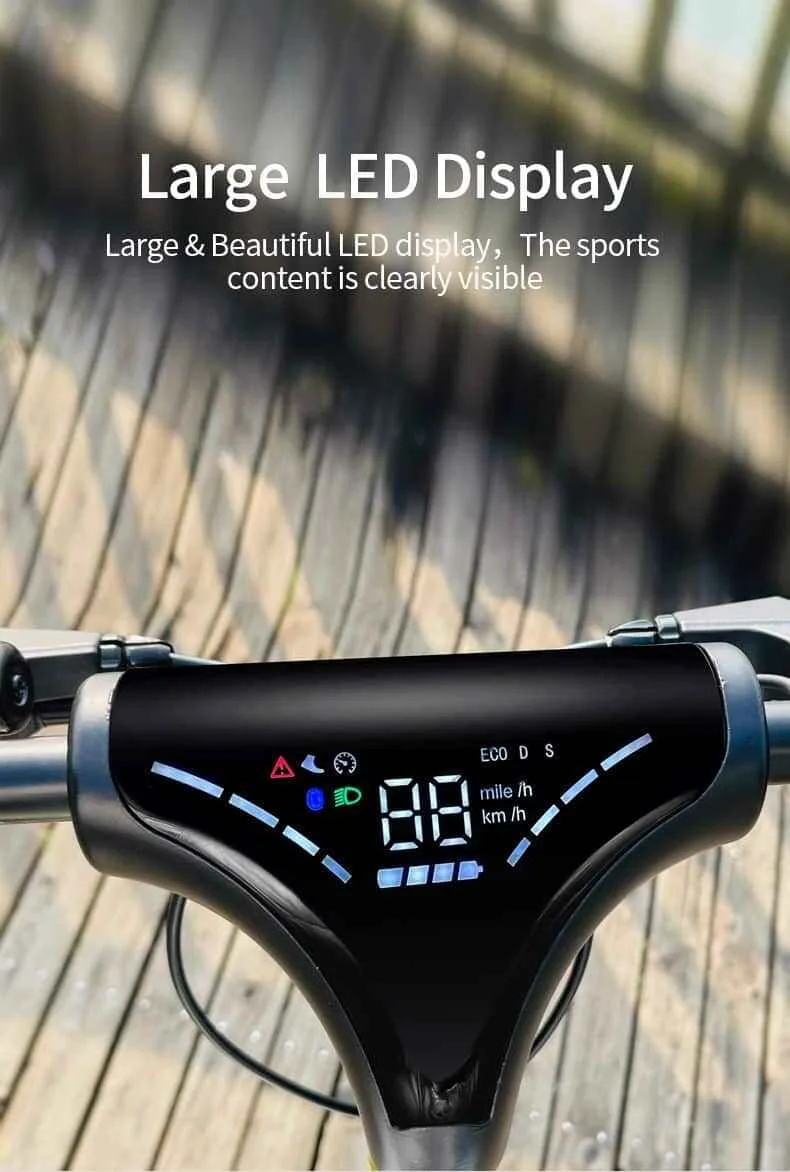 Trotineta electrica DRIVETRON S9 15 AH argintiu electric scooter - imagine 10