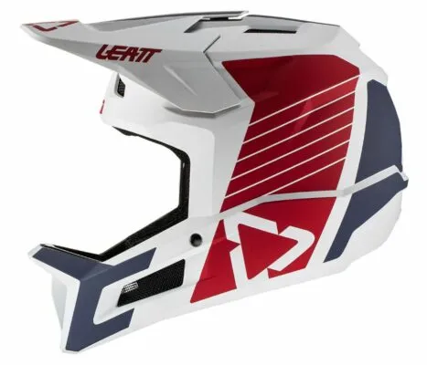 Casca Leatt MTB Gravity 1.0 alb rosu negru Onyx L - imagine 2