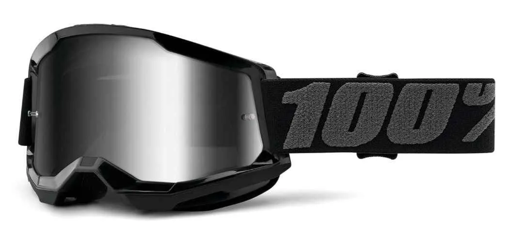 Ochelari 100Percent Strata 2 Goggle mirror lens black
