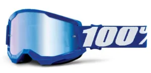 Ochelari 100Percent Strata 2 Goggle mirror lens blue