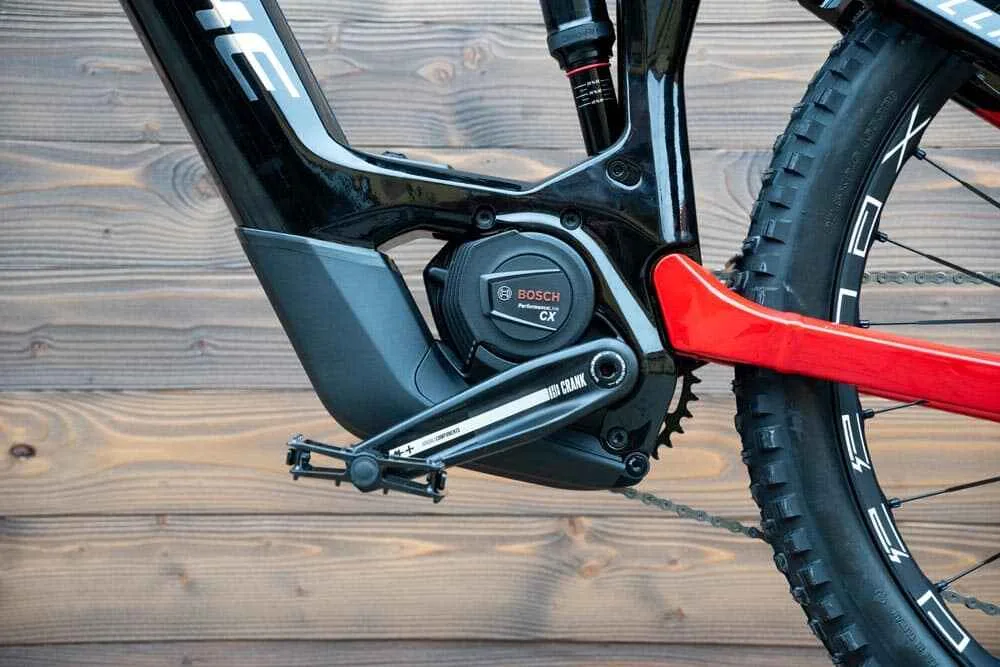 e-bike Haibike AllMtn CF SE i750Wh 12-G X01 AXS Eagle L gloss black grey red chrome - imagine 9