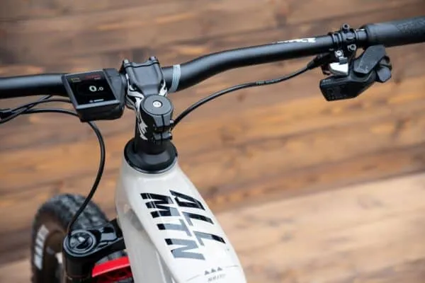 e-bike Haibike AllMtn CF SE i750Wh 12-G X01 AXS Eagle XL gloss black grey red chrome - imagine 12